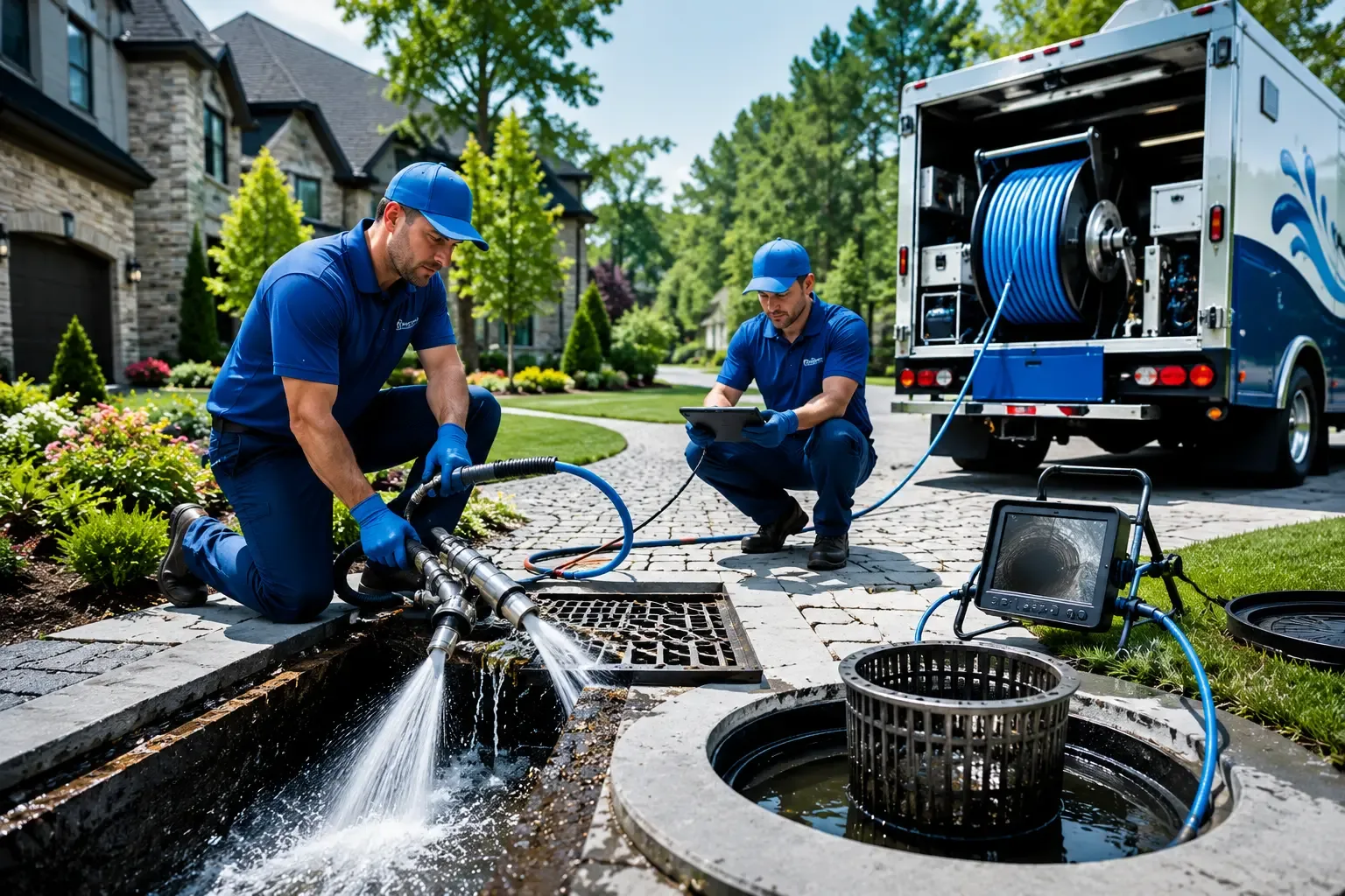 Local outdoor drain cleaning professionals in Iron Mountain, MI